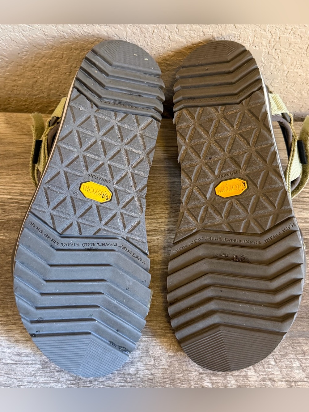 Teva Vibram Soles Universal Trail Sandals Womens Size 11 Sage Green - Picture 6 of 10
